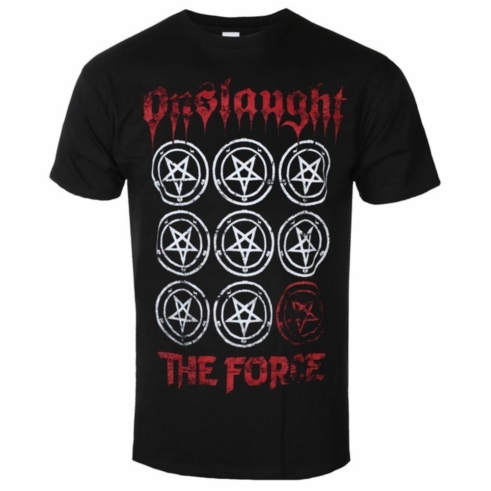 ONSLAUGHT  THE FORCE  BLACK  Unisex Tee Shirt